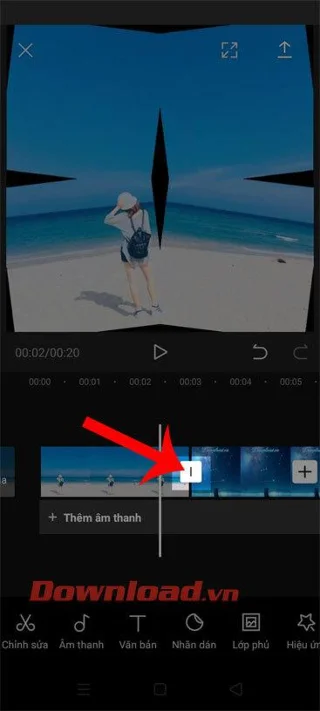 Navodila za ustvarjanje video posnetkov iz fotografij s programom CapCut