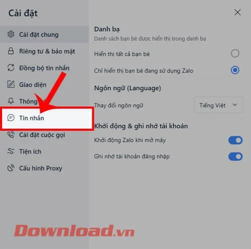Navodila za izjemno hiter izklop Instant Messages na Zalo