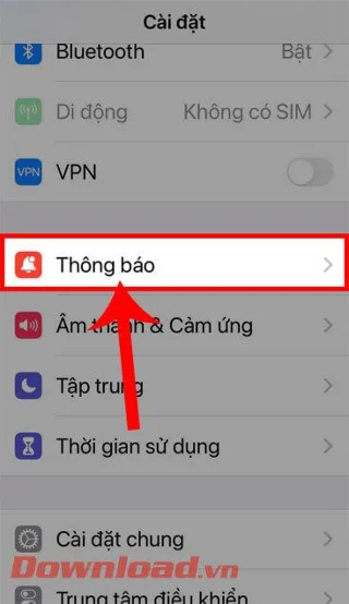 Instruktioner til at aktivere notifikationsoversigter på iOS 15