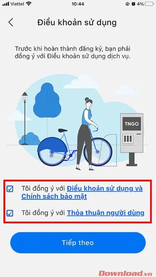 Norādījumi par sabiedrisko velosipēdu nomu tālrunī ir ārkārtīgi vienkārši