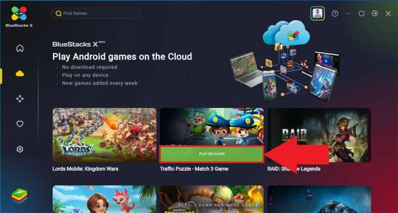 Raziščite BlueStacks X na osebnem računalniku