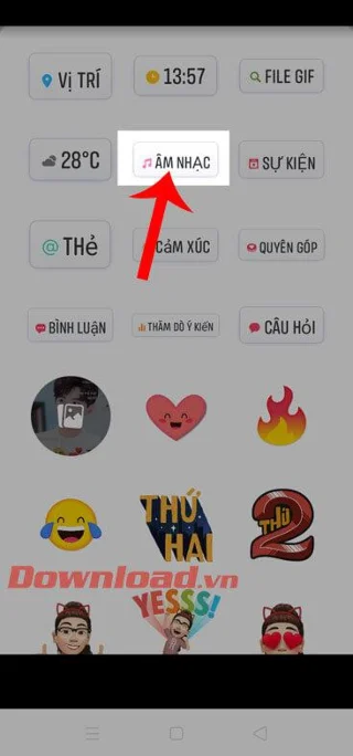 Navodila za vstavljanje glasbe v fotografije in videe na Facebook Story