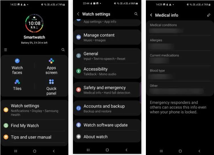 Kā lietot Samsung Galaxy Watch un citu viedpulksteņu ārkārtas funkciju