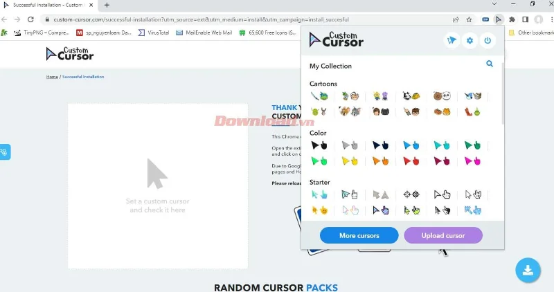Как да промените курсора в Google Chrome