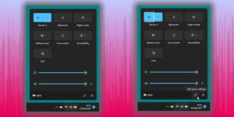 Windows 11: Как да използвате и персонализирате менюто за бързи настройки