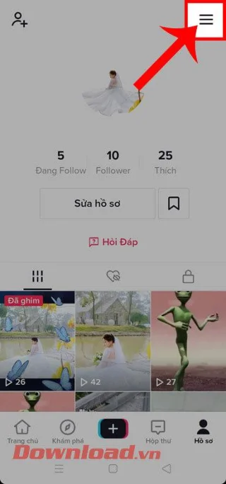 Инструкциите за изключване на запазването на видеоклипове в TikTok са изключително прости