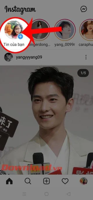 Navodila za fotografiranje več fotografij hkrati na Instagram Story
