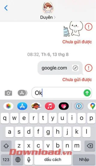 Инструкции за рисуване на клавиатурата на iPhone с функцията QuickPath