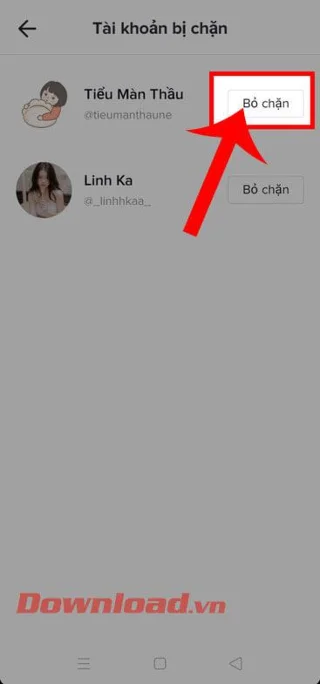 Navodila za blokiranje in odblokiranje računov na TikTok