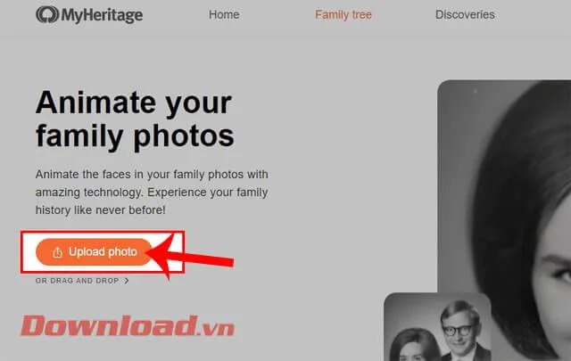 Kā atjaunot vecos fotoattēlus animācijās, izmantojot Deep Nostalgia