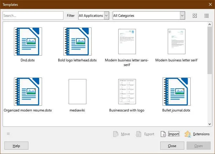 Kā iestatīt LibreOffice Writer tā, lai tas darbotos tāpat kā Microsoft Word