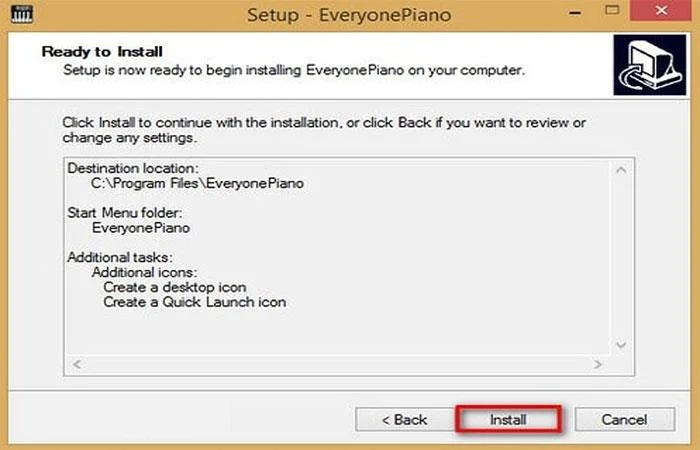 Navodila za namestitev programske opreme Everyone Piano