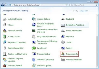 Navodila za spremembo gesla za računalnik Windows