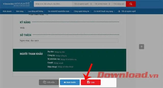 Инструкции за създаване на профил и търсене на работа в Quick Job Finder