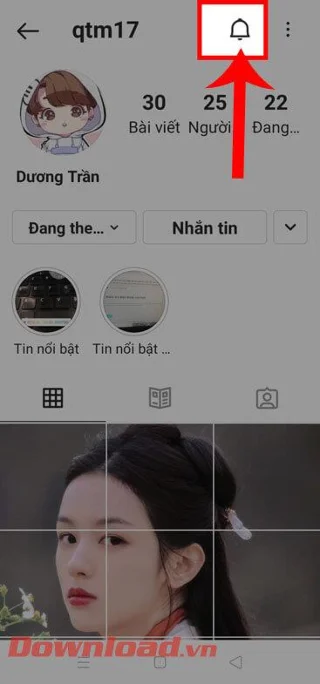 Navodila za vklop obvestil o prenosu v živo na Instagramu
