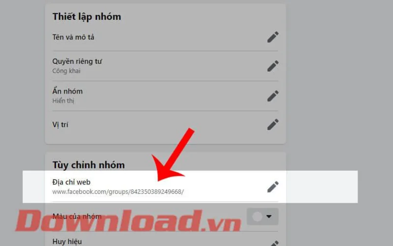 Navodila za spreminjanje povezave do skupine Facebook
