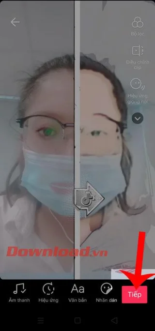 Инструкции за заснемане на видеоклипове за трансформация на аниме в Tiktok