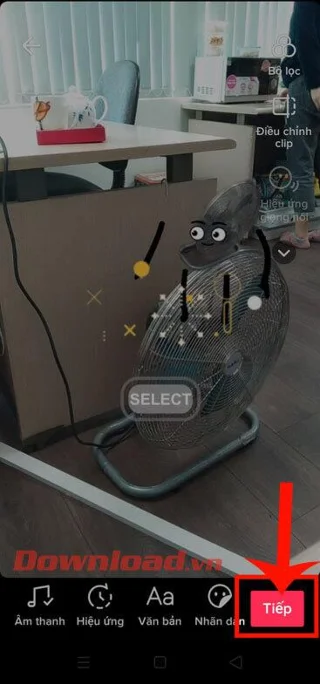 Инструкции за заснемане на видеоклипове в TikTok с ефекти на танцуващи об��кти