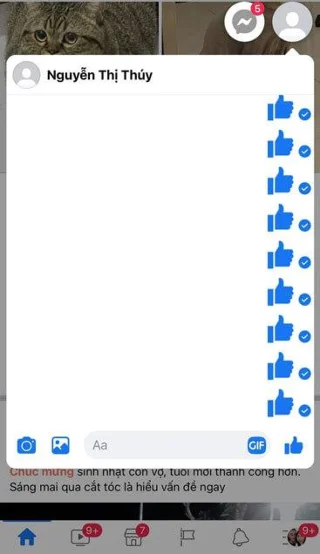 Инструкции за включване на мехурчета за чат в Messenger на iPhone