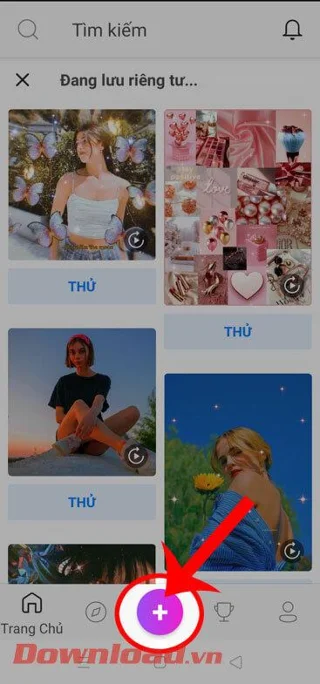 Navodila za ustvarjanje učinka zrcalne slike na Picsartu