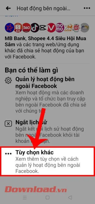 Navodila za izklop skrivnega sledenja s Facebooka