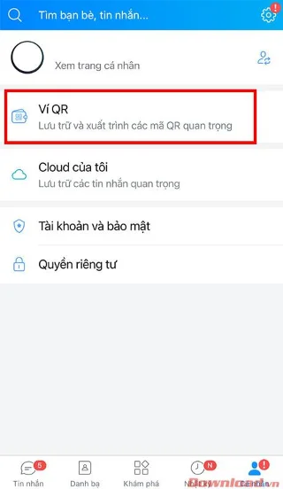 Как да запазите QR кодове на важни документи в портфейла Zalo QR