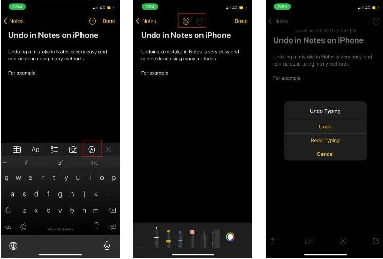 Kā atsaukt un atjaunot piezīmes iPhone tālrunī