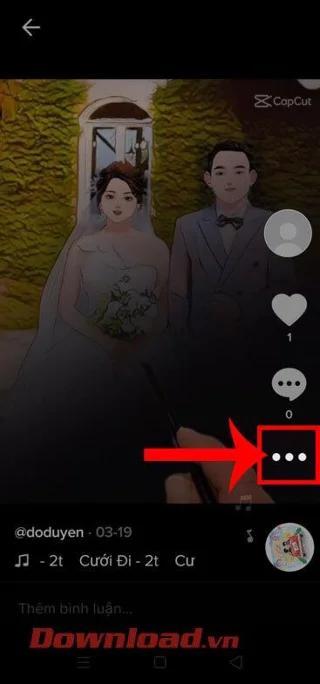 Zdieľanie videí Tik Tok