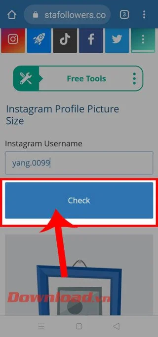 Navodila za prenos slike profila Instagram drugega računa