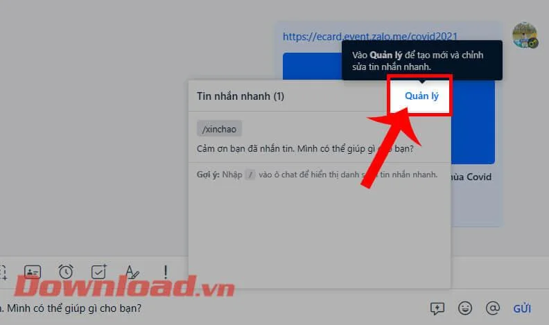 Navodila za samodejno odgovarjanje na sporočila na Zalo