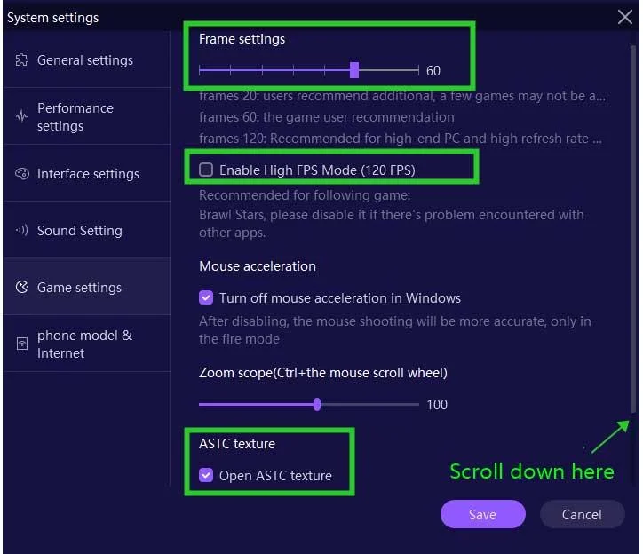Инструкции за конфигуриране на настройките на Wakuoo емулатор