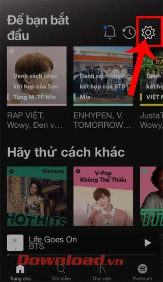 Norādījumi Spotify ekvalaizera aktivizēšanai iPhone tālrunī
