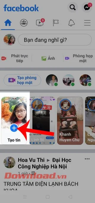 Navodila za vstavljanje animacij v Facebook Story