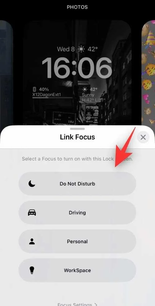 IOS&nbsp;16: kā iPhone tālrunī saistīt bloķēšanas ekrānu ar fokusa režīmu