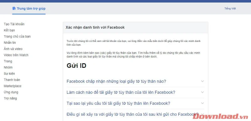 Kā atgūt savu Facebook kontu ar jaunāko ID kartes numuru un CCCD