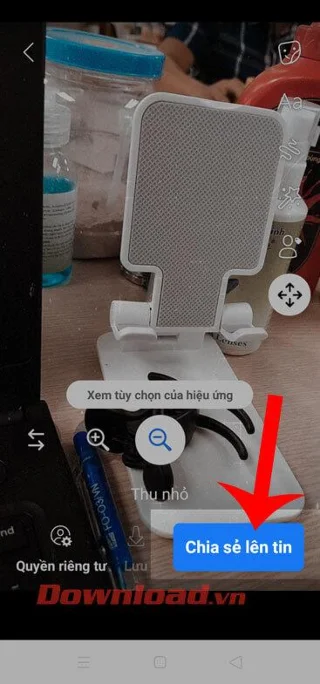 Navodila za vstavljanje animacij v Facebook Story