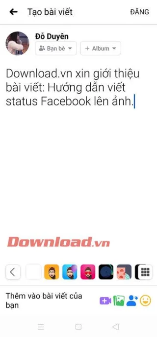 Navodila za spajanje Facebook statusa s fotografijami