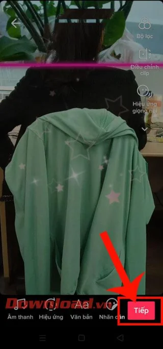 Navodila za vstavljanje ozadja za snemanje videoposnetkov Tik Tok