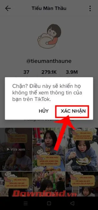 Navodila za blokiranje in odblokiranje računov na TikTok