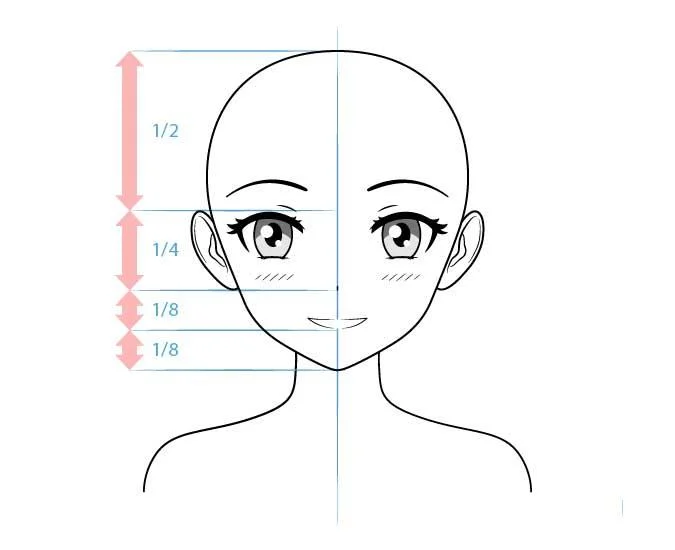 Šťastná anime postava