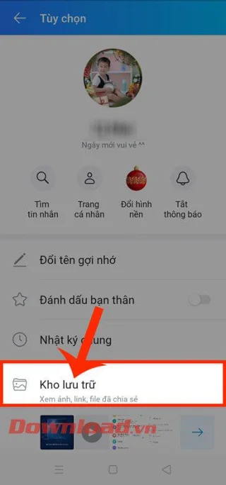 Kako pregledati vse fotografije, videoposnetke, datoteke in povezave v skupni rabi prek Zalo