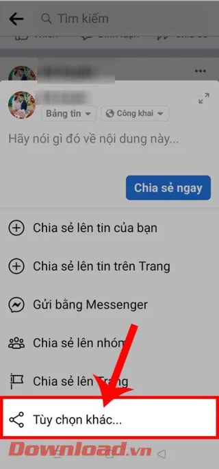 Инструкции за споделяне на статии, снимки, видеоклипове от Facebook към Zalo