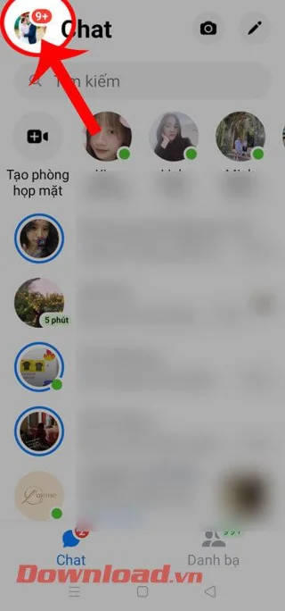 Navodila za skrivanje sporočil Messengerja