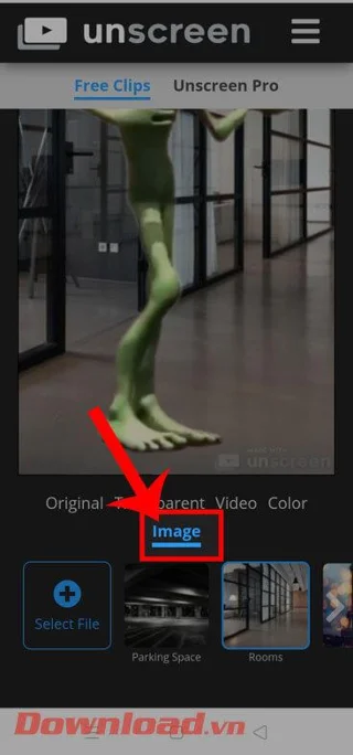 Navodila za ločevanje ozadja od spletnih videoposnetkov