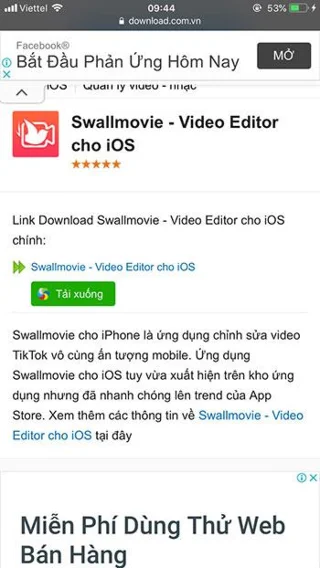 Как да изтеглите и инсталирате Swallmovie, за да правите забавни видеоклипове в TikTok