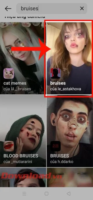 Instagram instrukcijas fotogrāfiju uzņemšanai ar sasituma sejas efektiem