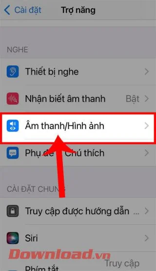 Utasítások a háttérhang bekapcsolásához iOS 15 rendszeren