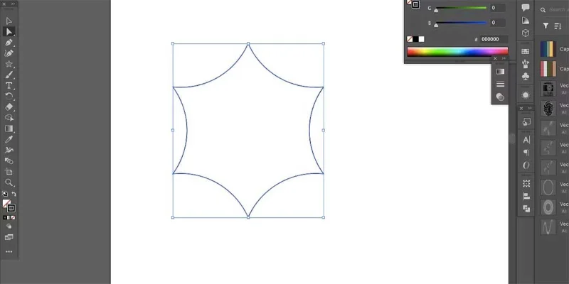 Kako narisati pajkovo mrežo v Adobe Illustratorju