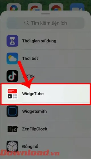 Navodila za uporabo pripomočka WidgeTube YouTube za iPhone
