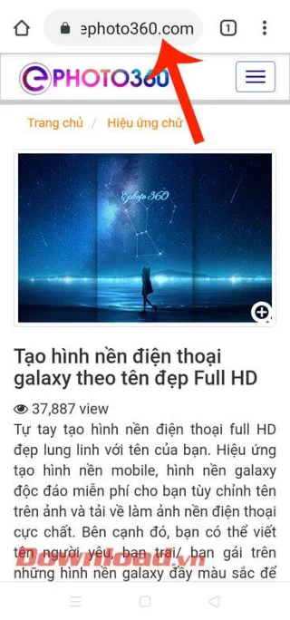 Útmutató a galaxis hatású telefon háttérképek név szerinti létrehozásához